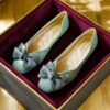 Women's  Soft Sole Beanie Shoes Green/ code=n5g