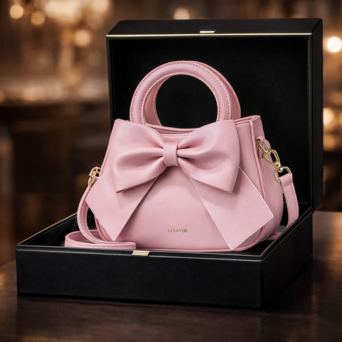 Foreign Trade New Style Trendy Bucket Bag Pink