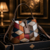 Multi Colur Splicing Color Bucket Bag / code=720