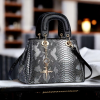HandBag Snake Body Pattern Leather Handbags / Code=1007s