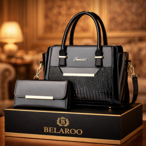 HandBag Crocodile Pattern Exclussive Combo Handbags-Black / code=1000a
