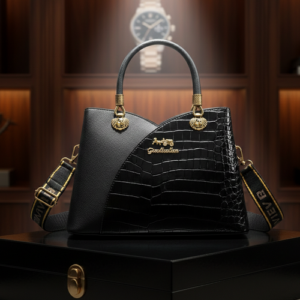 Thai Exclussive Luxry Printed Bag Black/ Code=expr6b