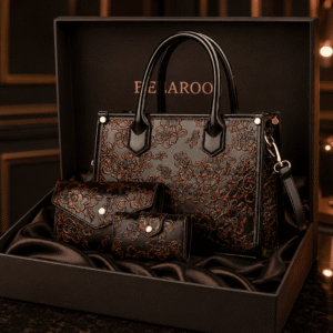 Women's  Triple Luxury Bag Merun / Code=1035r