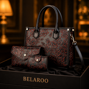 Women's  Triple Luxury Bag Merun / Code=1035r
