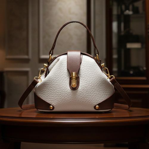 Korean Niche Crossbody Bag White/ code=0015w