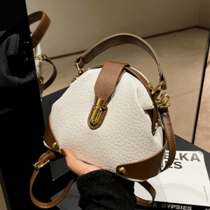 Korean Niche Crossbody Bag White/ code=0015w