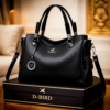 European and American Style luxury  Large Capacity Handbags Black
