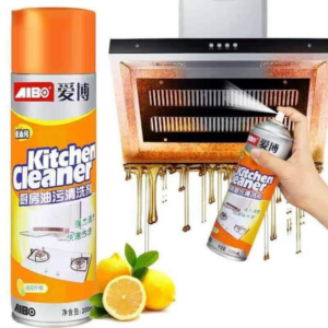 Kitchen Cleaner Spray Oil & Grease Stain Remover Chimney Cleaner Spray Bubble Cleaner All