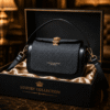Cross-Border Fashion High-End Square Bag for Women Black