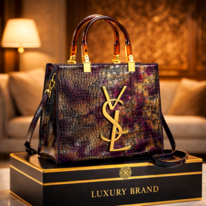 European and American temperament tote bag Purpel