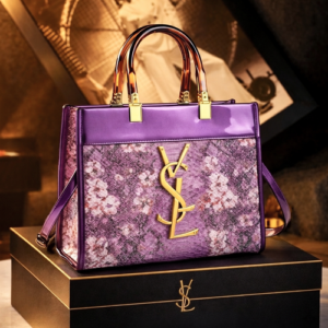 Fashionable and Versatile Snake Pattern Handbags Purpel / code:ysl4pr