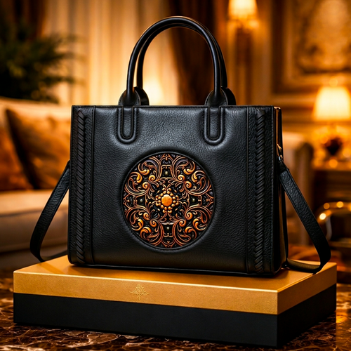 Exclussive Embodary Luxury Tote Bag Black / Code=os4b