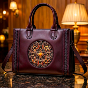 Exclussive Embodary Luxury Tote Bag Merun / Code=os4m