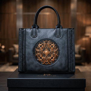 Exclussive Embodary Luxury Tote Bag Silver/ Code=os4s