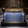 Cross-Border Fashion High-End Square Bag for Women blue